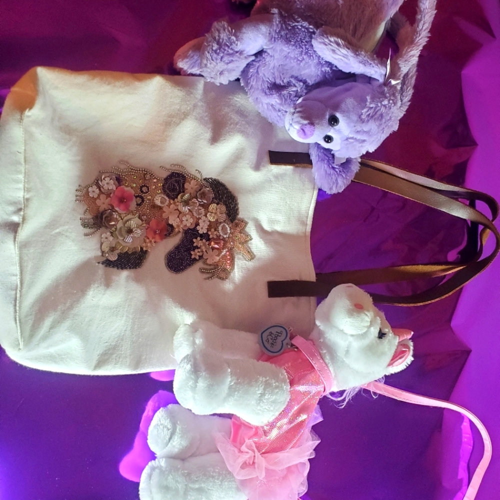3x Purses/Bags (2x Unicorn & 1x Purple Poodle)